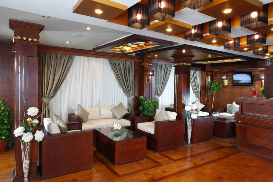 Merit Dahabiya onboard lounge and seating